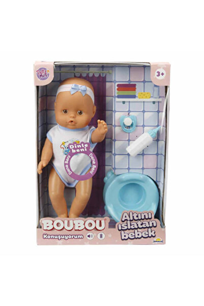 Sunman Oyuncak Boubou Altını Islatan Konuşan Bebek Seti 30Cm S02030121 (Karışık Renk 1 Adet)