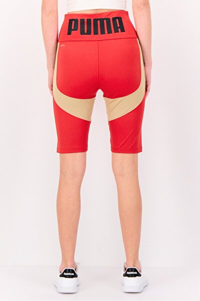 Puma Women Sportswear Fit Pull On Training Shorts, Red