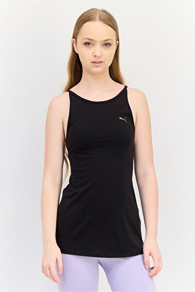 Puma Women Relaxed Fit Sleeveless Training Tank Top, Black