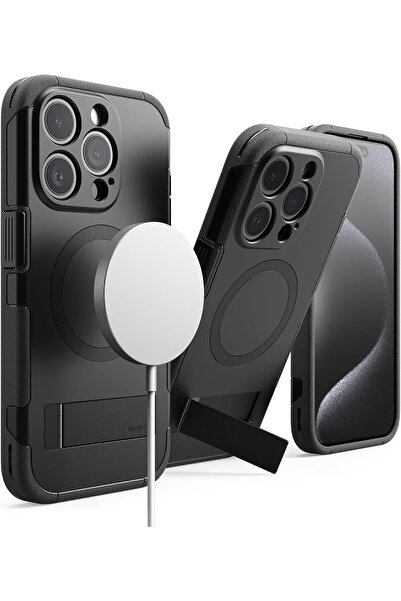 Ringke غطاء حماية لجهاز iPhone 15 Pro Max | سلسلة Alles باللون الأسود