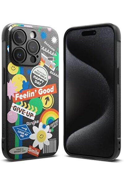 Ringke غطاء حماية لجهاز iPhone 15 Pro Max | سلسلة Onyx Design | ملصق