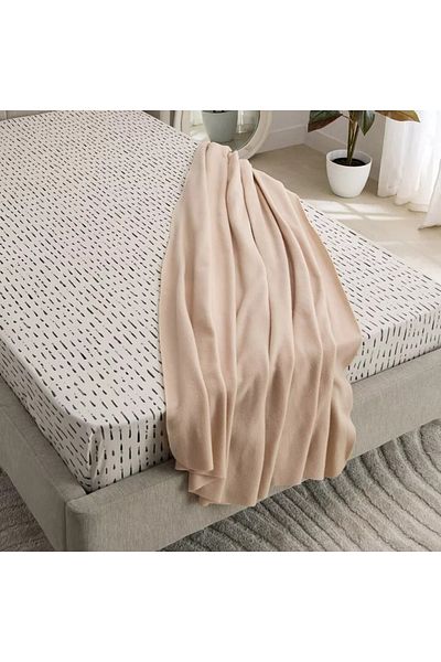 Home Box Atlanta Solid Recycled Polar Fleece Twin Blanket - 150x200 cm