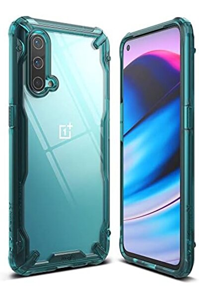 Ringke جراب Fusion-X لهاتف OnePlus Nord CE 5G - أخضر فيروزي