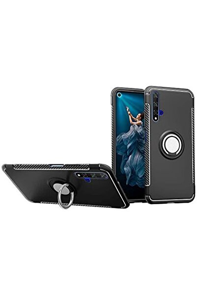 O Ozone جراب هواوي نوفا 6، حلقة مغناطيسية تعمل باللمس، حامل واقٍ بزاوية 360 درجة