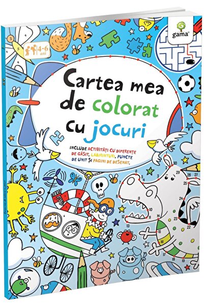 Editura Gama Το βιβλίο μου για χρωμάτισμα με παιχνίδια