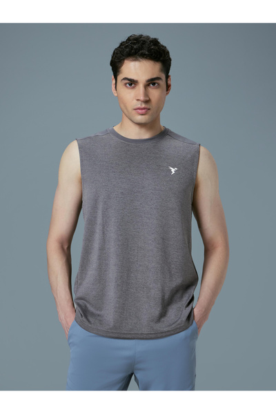 Technosport By Styli Men Melange Slim Fit Sports Innerwear Vest