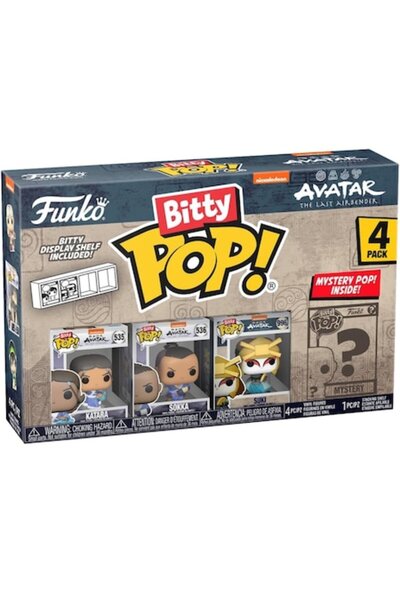 Funko Set 4 Mini Figurine Bitty Pop, Avatar TLA, Katara, 2, 3 cm
