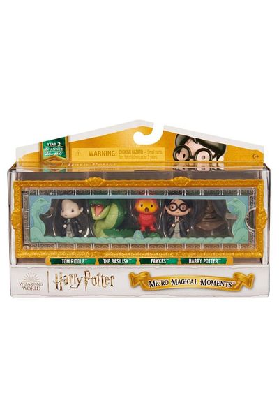 Spinmaster Set 5 Figurines Harry Potter, Spin Master, Tom Riddle, Basilisk, Fawkes, Harry Potter