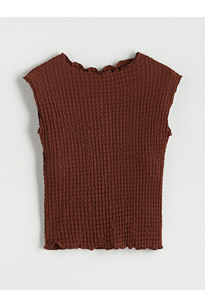 LC Waikiki طاقم الرقبة بلوزة محكم