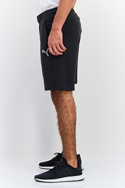 Puma Men Slim Fit Brand Logo Outdoor Shorts, Dark Grey