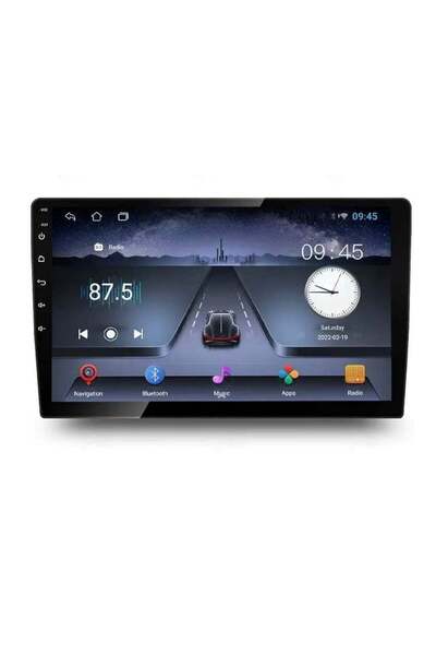 AVT شاشة أندرويد 9 بوصة للسيارة 1 جيجابايت رام 32 جيجابايت روم شاشة لمس عالية الدقة كاملة مع بلوتوث مدمج