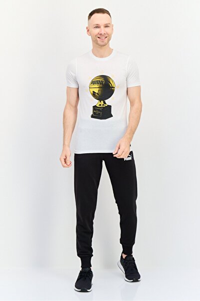 Puma Men Sportswear Fit Short Sleeve Outdoor T-Shirt, White