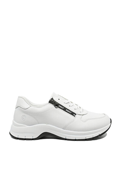 Remonte Women's Sport Shoes Remonte, White with Side Decorative Zipper