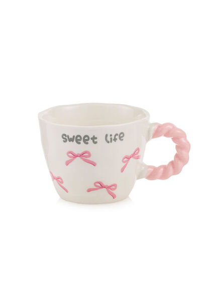 LC Waikiki Create Your Style from Uzg Store |   Bow Printed Ceramic Mug 270 ml