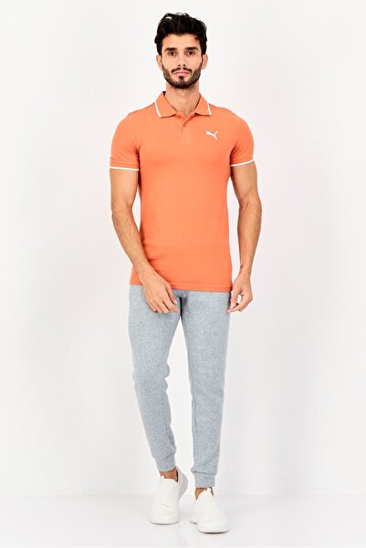 Puma Men Sportswear Fit Short Sleeves Outdoor Polo shirt, Orange