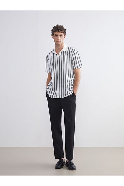 LC Waikiki Quality Parts from Celebi Store |   Polo Neck Striped Men's T-Shirt