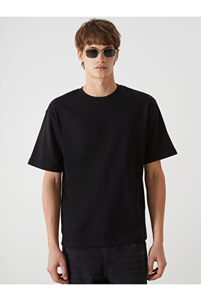 LC Waikiki Sparkling Selections from Shining Store |   Crew Neck Combed Cotton Men's T-Shirt