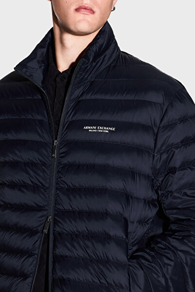 Armani Exchange Quilted down Filled Regular Fit Stand Collar down Coat Men's Coat Xm001919 Af16