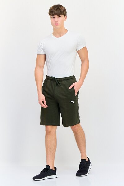 Puma Men Sportswear Fit Outdoor Shorts, Dark Olive