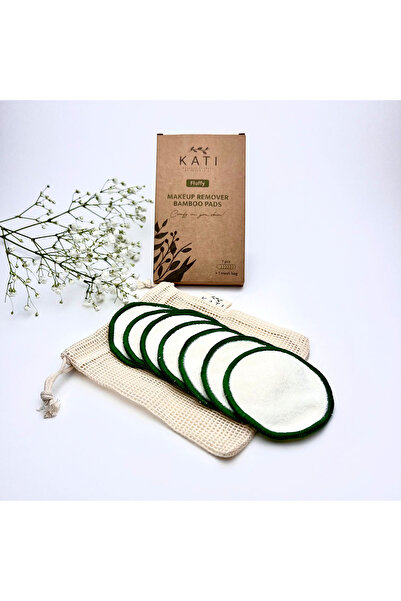 KATI Discuri demachiante lavabile din bambus Fluffy