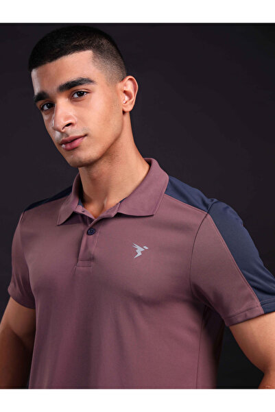 Technosport By Styli Men Color Block Relaxed Fit Polo
