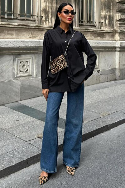 Lijuri Cămașă cu ochiuri și detaliu vipușcă cămăși din poplin 3419 R6-H-K4