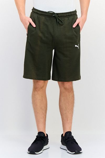 Puma Men Sportswear Fit Outdoor Shorts, Dark Olive