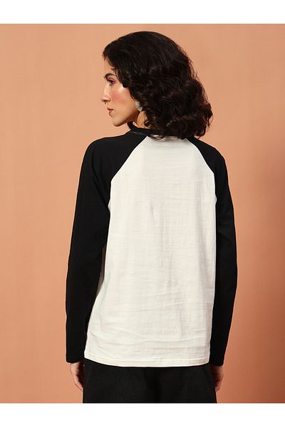 The Dry State By Styli Graphic Printed Raglan Sleeve Cotton T-Shirt
