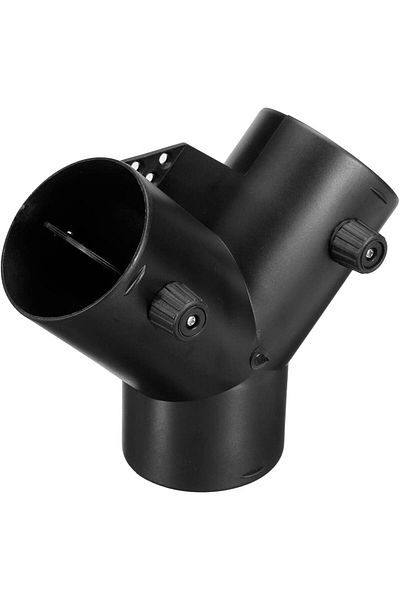 PAA-auto Y-connection hot air pipe Ø75 mm internal flap for auxiliary heaters / sirocol
