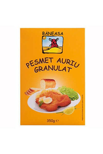 Baneasa Granulated golden breadcrumbs Baneasa, in cardboard box, 350 g