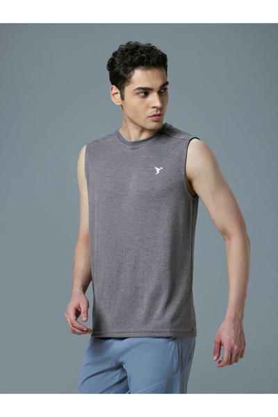 Technosport By Styli Men Melange Slim Fit Sports Innerwear Vest