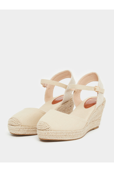 Styli Weave Strap Ankle Strap Espadrilles