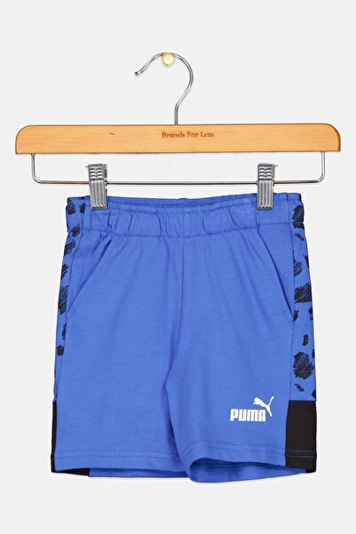 Puma Toddlers Boy Brand Logo Shorts, Blue