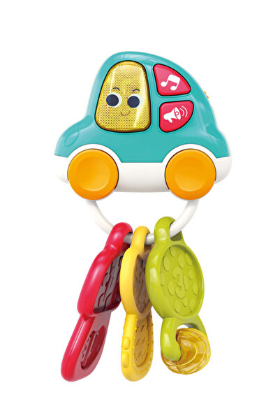 Hola لعبة مفتاح سيارة موسيقية مع مفاتيح التسنين