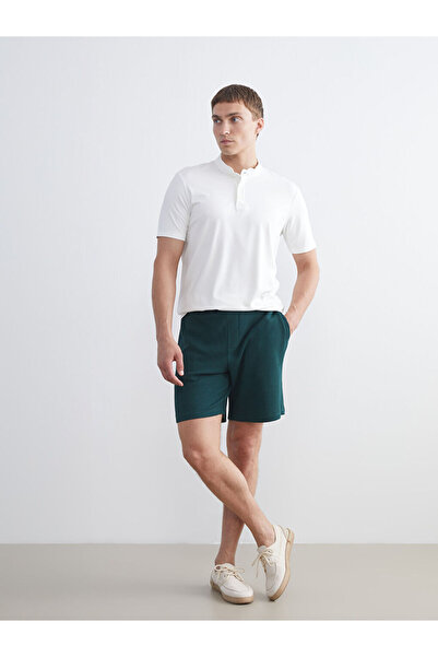 LC Waikiki RMZ GİYİM FARKIYLA StandardFit شورت رجالي من القطن الممشط