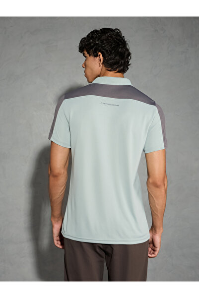 Technosport By Styli Men Color Block Relaxed Fit Polo
