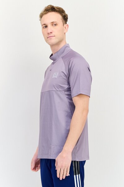 Puma Men One8 Sportswear Fit Short Sleeve Outdoor Polo Shirt, Pale Lavender
