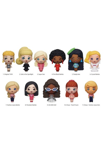 mattel Figurina Monogram Blind Bag Random 3D Foam Bag Clips