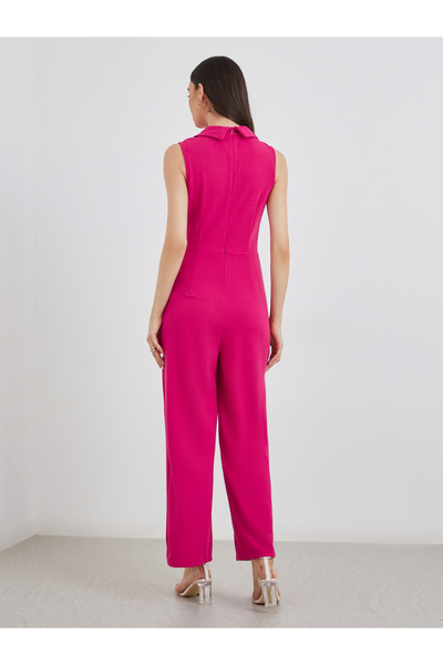 Styli Pink Sleeveless Jumpsuit