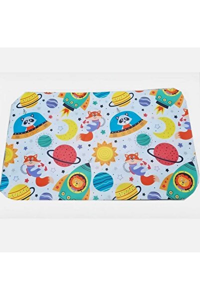 KIZILELMADA Washable Cloth Feeding Mat for Children – 30X50 cm Practical and Long-Lasting