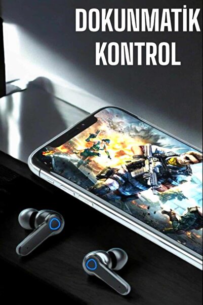 UCUZTEKNO Kablosuz Bluetooth Kulaklık Dokunmatik Kontrol Uzun Pil Ömrü