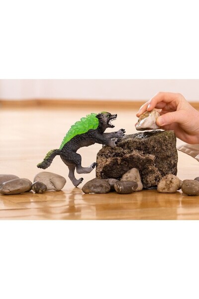 SCHLEICH Figurine, Eldrador Creatures, Granite Wolf