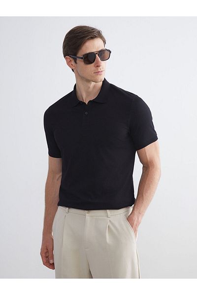 LC Waikiki Quality Parts from Celebi Store |   Polo Neck Combed Cotton Men's T-Shirt