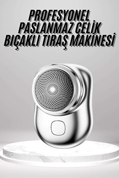Marsilyan Mini Sıfır Sakal Yanak Tıraş Makinesi USB Şarjlı Sıfır Sakal Taşına...