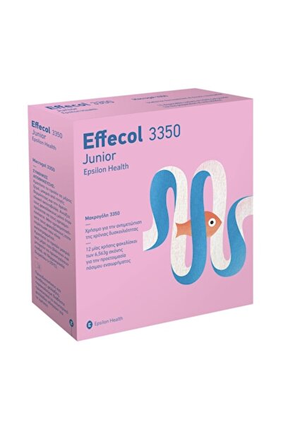 Epsilon Health Effecol Junior, Laxativ pentru copii, +2 ani, 12 pliculețe