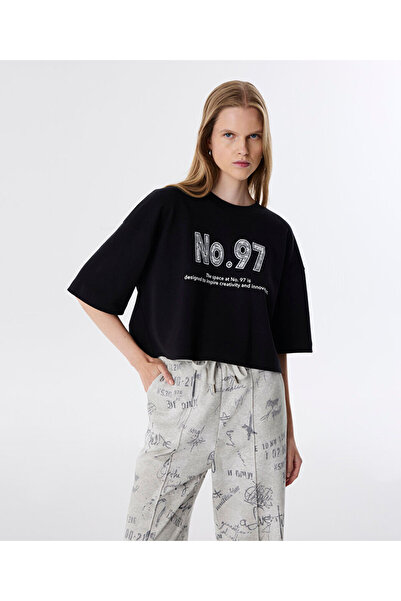 Twist DANTEL NAKIŞLI OVERSIZE T-SHIRT