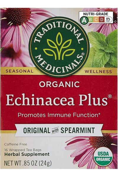 TRADITIONAL MEDICINALS Echinacea Pls Tea (6x16 Bag)