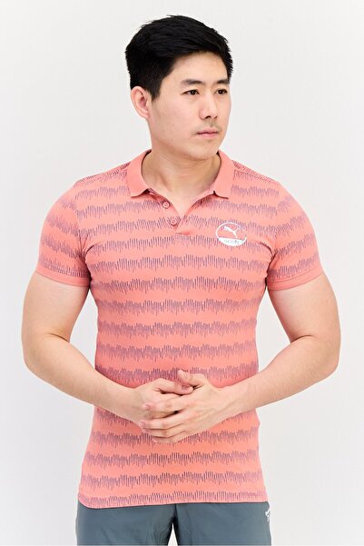 Puma Men Slim Fit Short Sleeves Outdoor Polo Shirt, Multicolor