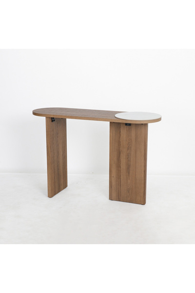 DEC13 Stylish wooden console with a modern design