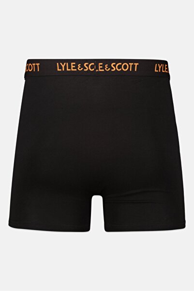 Lyle & Scott Men 5 Pieces Brand Logo Trunks, Black
